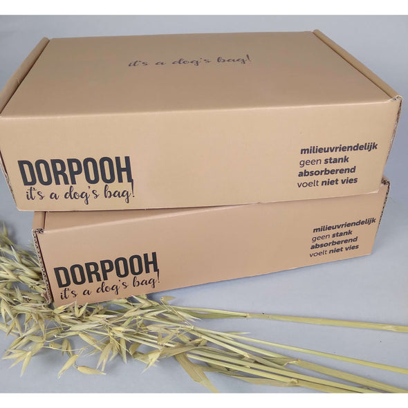 Box of 168 Dorpooh 100% compostable and biodegradable poop bags