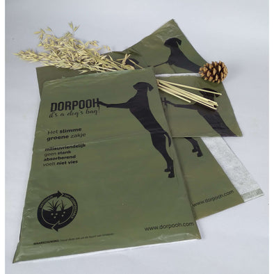 Dorpooh 100% compostable and biodegradable dog poop bag