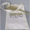 Dorpooh canvas tote - replace plastic and reuse our totes